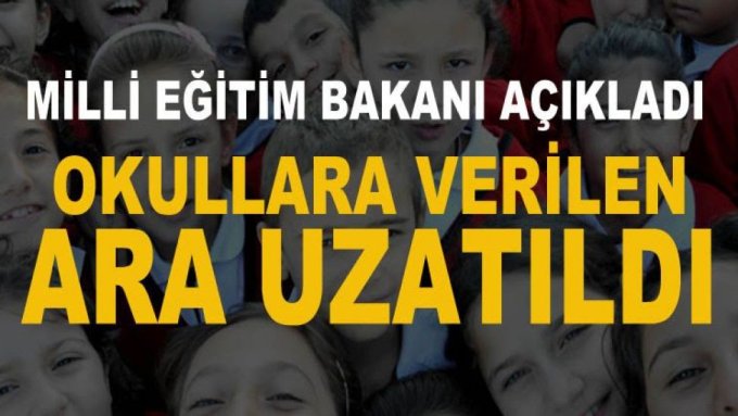 Uzaktan Eğitim 30 Nisan'a Kadar...