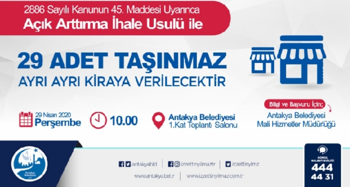 İHALEYE DAVET VAR!