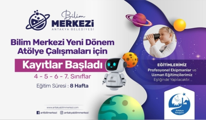 BİLİM MERKEZİ YENİ DÖNEM KAYITLARI BAŞLADI!