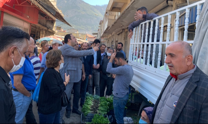 CHP ANTAKYA PERŞEMBE PAZARINDA HALKI DİNLEDİ!