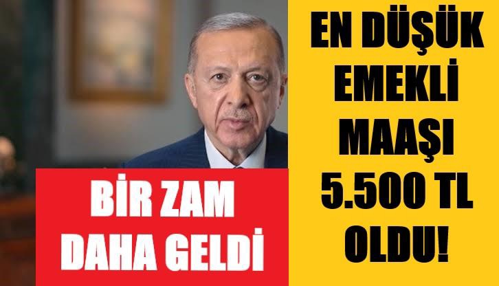 EN DÜŞÜK EMEKLİ MAAŞI 5 BİN 500 LİRA OLDU!