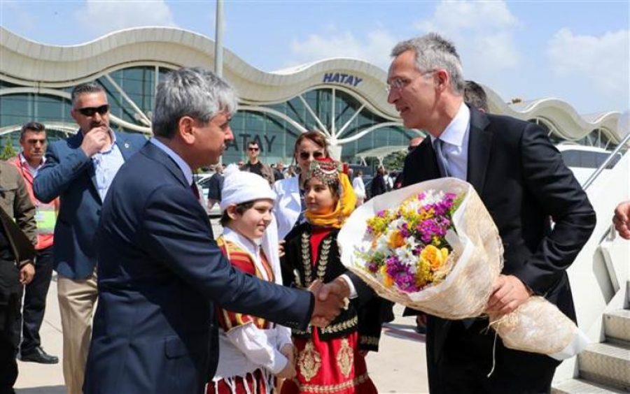 NATO Genel Sekreteri Stoltenberg,HATAY'DA...