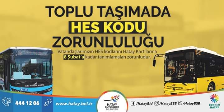 TOPLU TAŞIMADA HES KODU İÇİN SON GÜN 8 ŞUBAT!