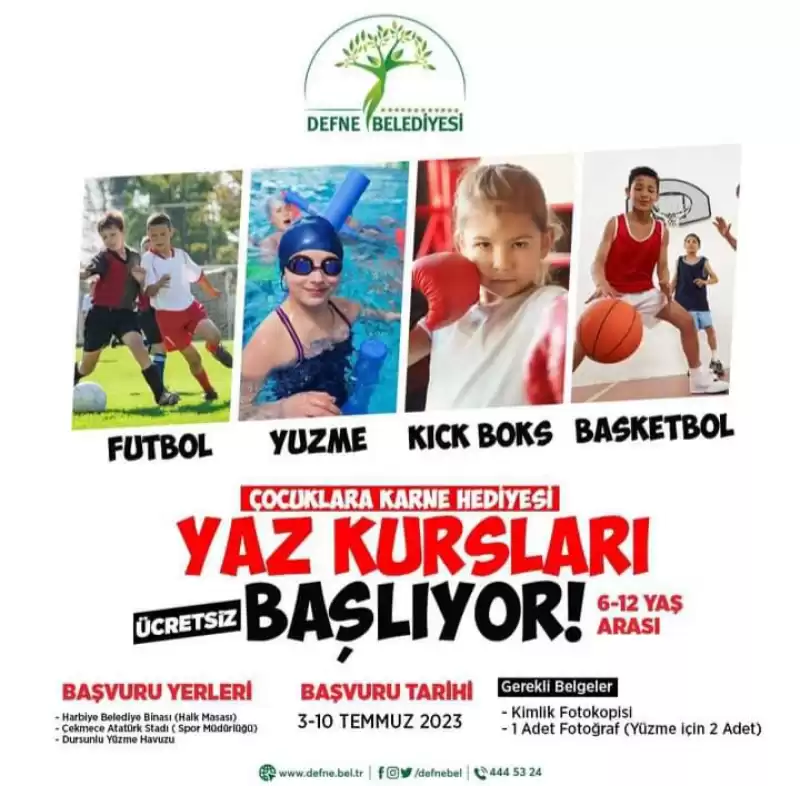 ÜCRETSİZ YAZ OKULLARINA BAŞVURULAR BAŞLADI!