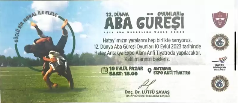 12.ABA GÜREŞİ OYUNLARI 10 EYLÜL’DE BAŞLIYOR!