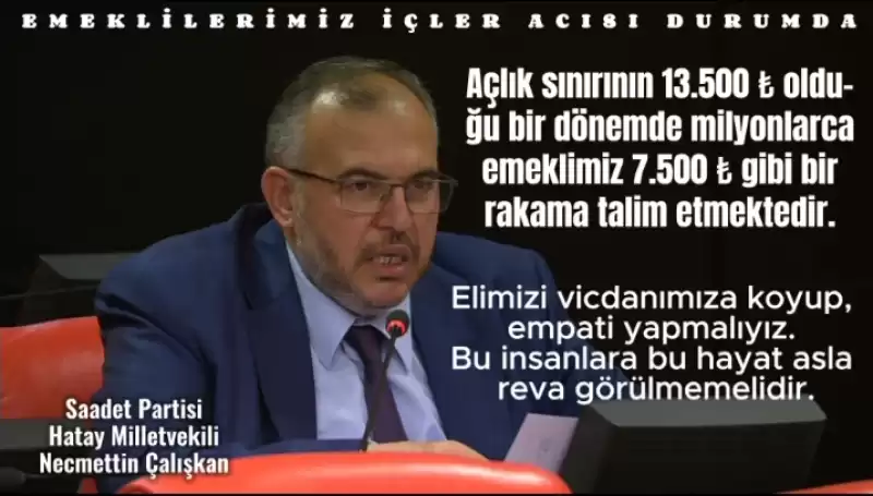 EMEKLİLERİMİZ İÇLER ACISI DURUMDA!