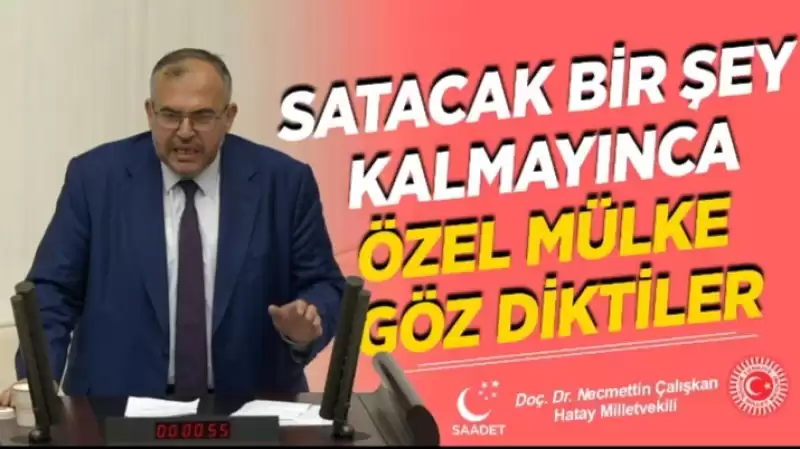 ÇALIŞKAN:DEPREM BÖLGESİNE ZİYARETLERİNİZ HALKA HİZMET İÇİN OLMALI!