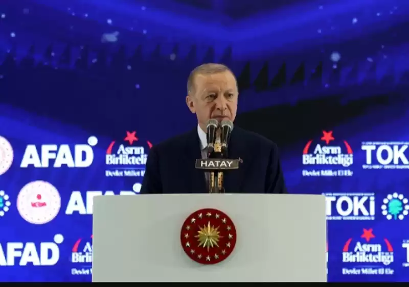 CUMHURBAŞKANI ERDOĞAN:HATAY DEPREMDE EN BÜYÜK ZARARI GÖRDÜ!