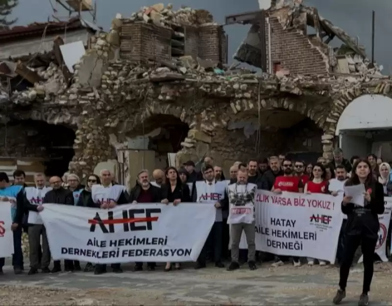 AİLE HEKİMLERİ HATAY’DA MESLEKTAŞLARINA DESTEK VERDİ!