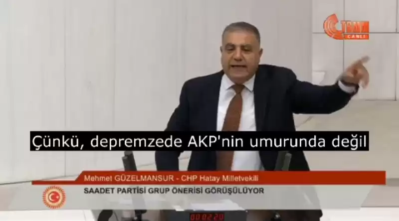 DEPREMZEDEYE AKP TERS KÖŞESİ!