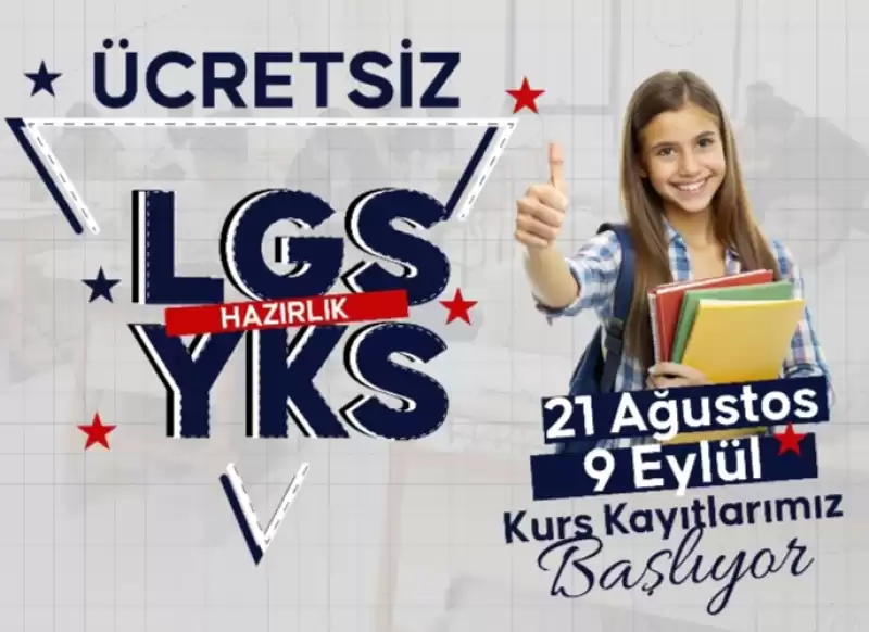 HBB’NİN ÜCRETSİZ LGS VE YKS KURSLARINA KAYITLAR DEVAM EDİYOR!