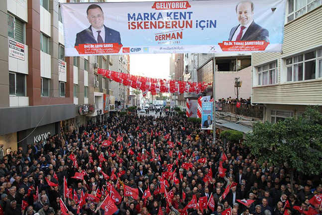 Şahutoğlu’nun,Merkez Seçim Ofisi Açılışı Büyük  Mitinge Dönüştü!