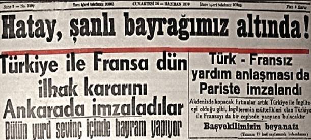 23 TEMMUZ HATAYLILARIN DOĞUM GÜNÜDÜR!