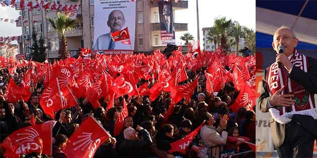 KILIÇDAROĞLU,HATAY'DA NABIZ YOKLADI!