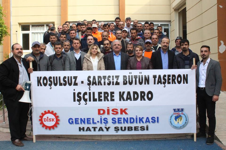 BÜTÜN TAŞERON İŞÇİLERE KADRO VERİLSİN!